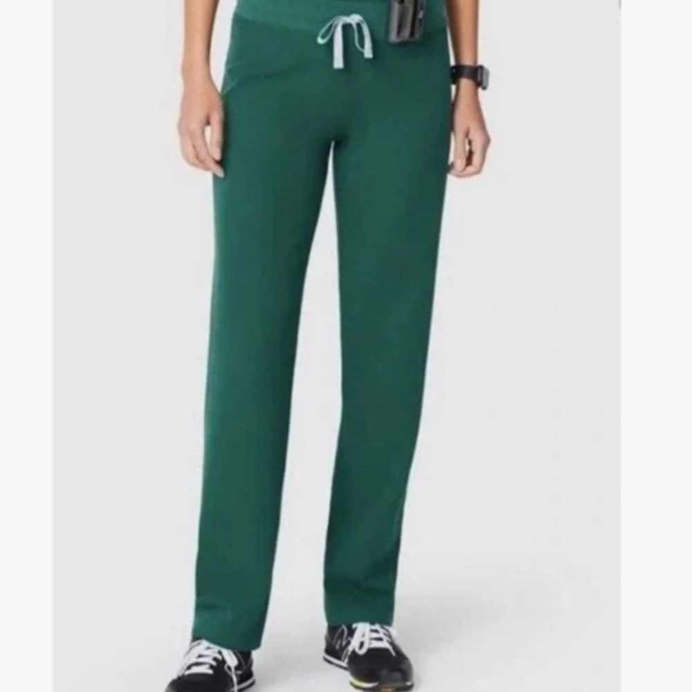 Hunter Green Figs Livingston Scrub Pants
